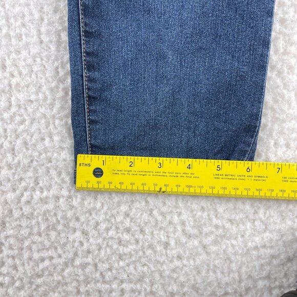 Torrid Blue Denim Skinny Leg Jeans Womens Mid-Rise Medium Wash Casual Size‎ 16 - Picture 10 of 15